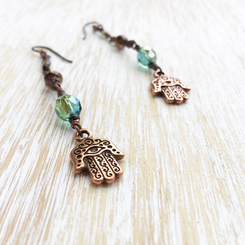 Hamsa Hand Earrings
